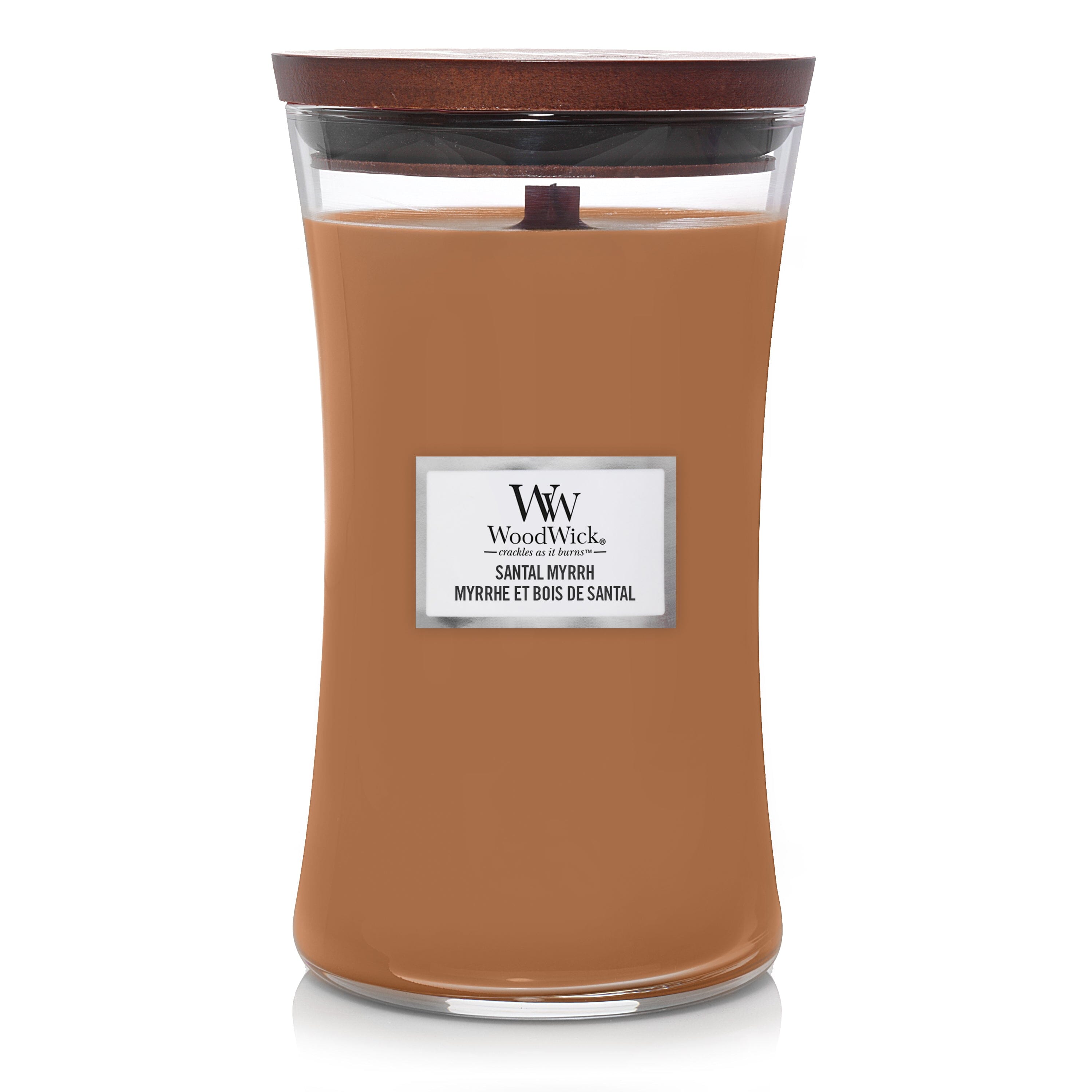 Santal Myrrh - Myrrhe et Bois de Santal Bougies WoodWick Grande Jarre